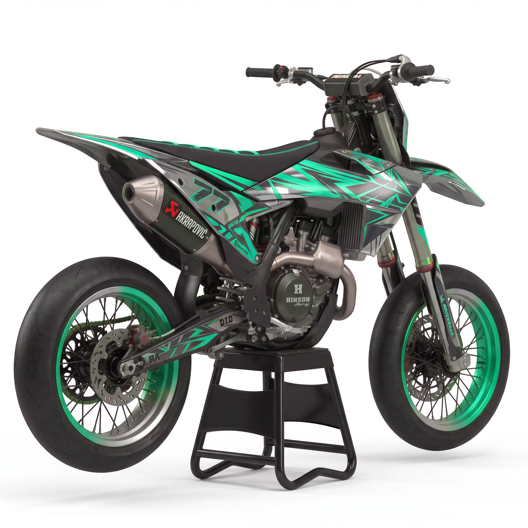 TITAN CYAN CHROME  - GRAPHICS KIT