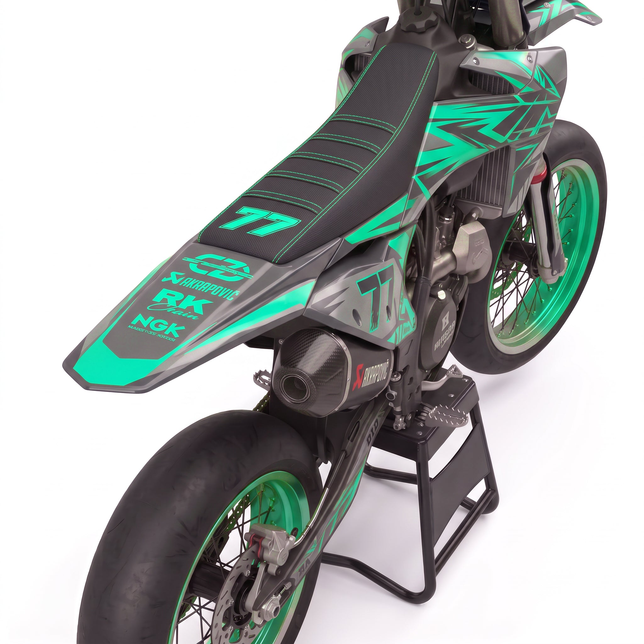 TITAN CYAN CHROME  - GRAPHICS KIT