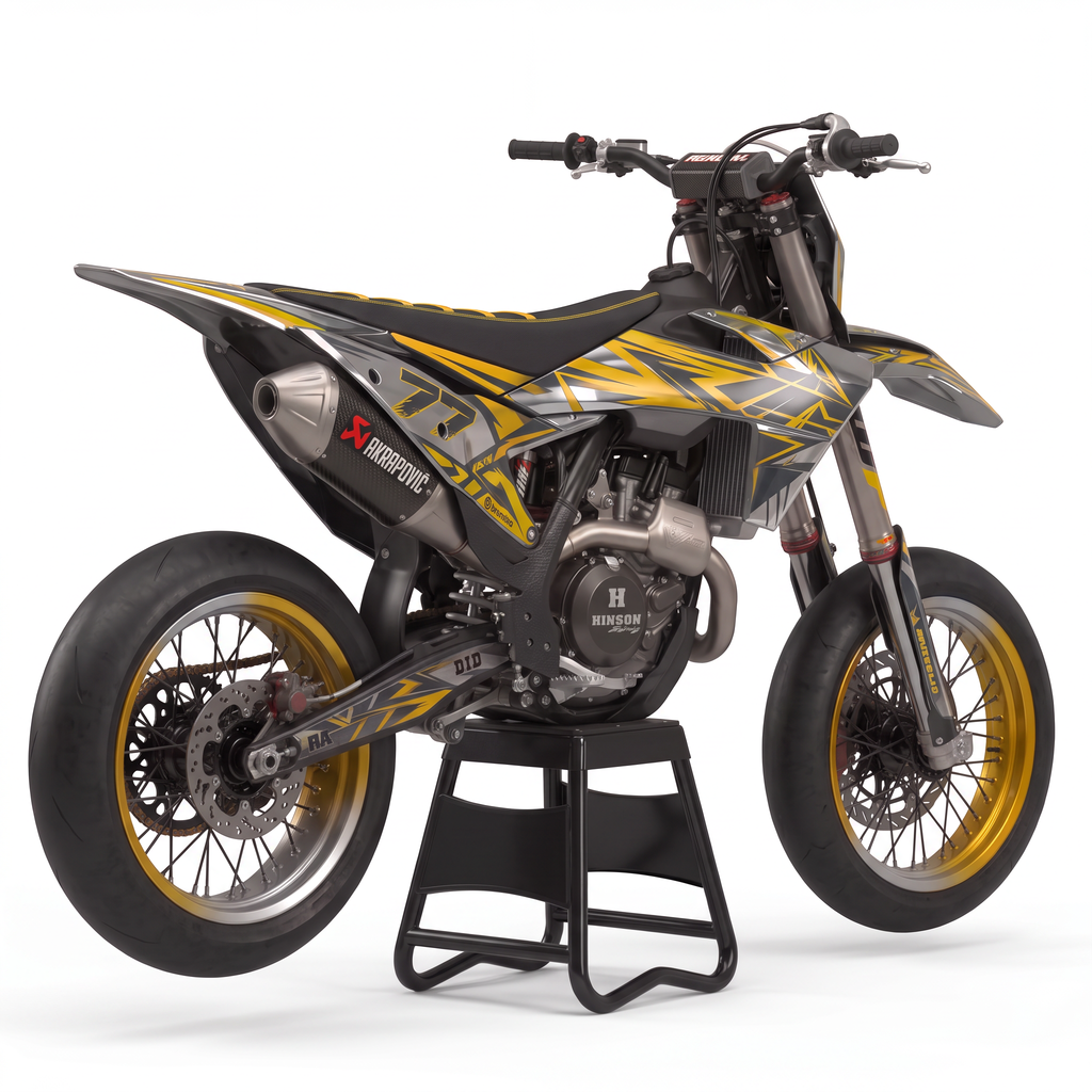 TITAN GOLD CHROME  - GRAPHICS KIT