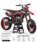 TITAN RED CHROME  - GRAPHICS KIT