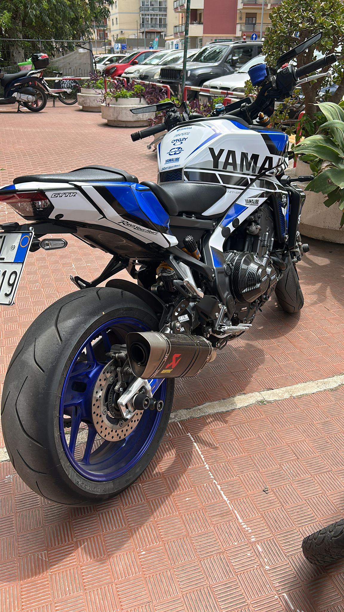 Kit Adhesivos Yamaha MT09&SP (All Models) Blue & white