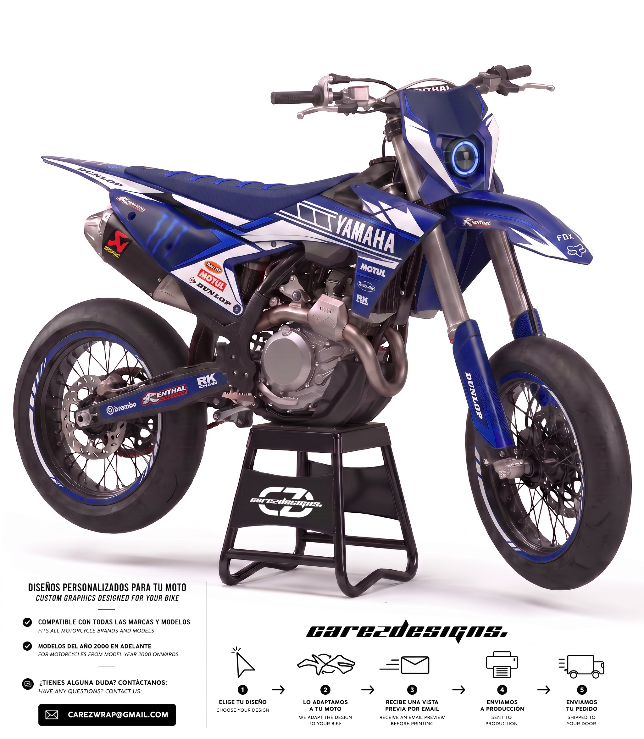 YAMAHA FACTORY - GRAPHICS KIT