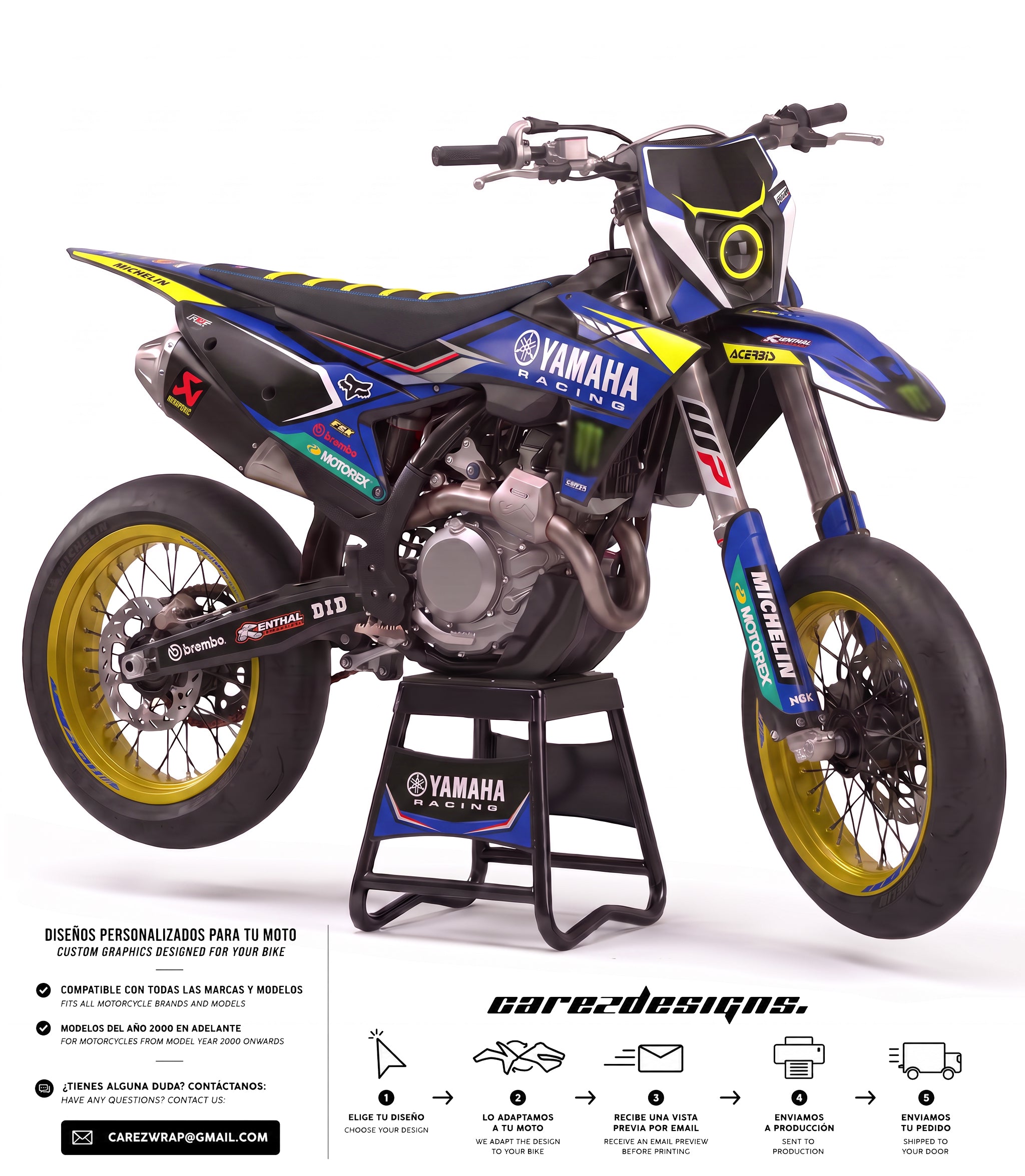 YAMAHA Hyper Gold - GRAPHICS KIT