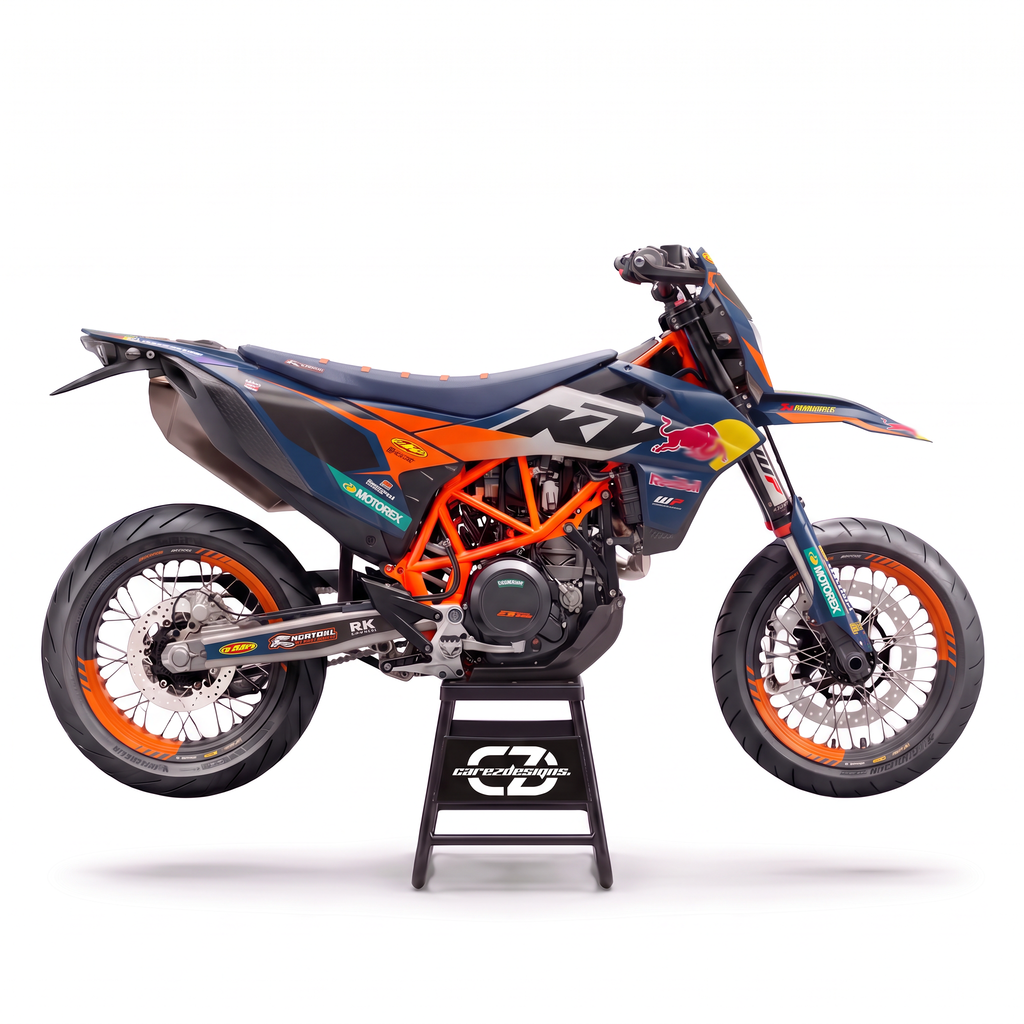 Kit adhesivos KTM 690 SMC R (2020-2026) - Factory Navy