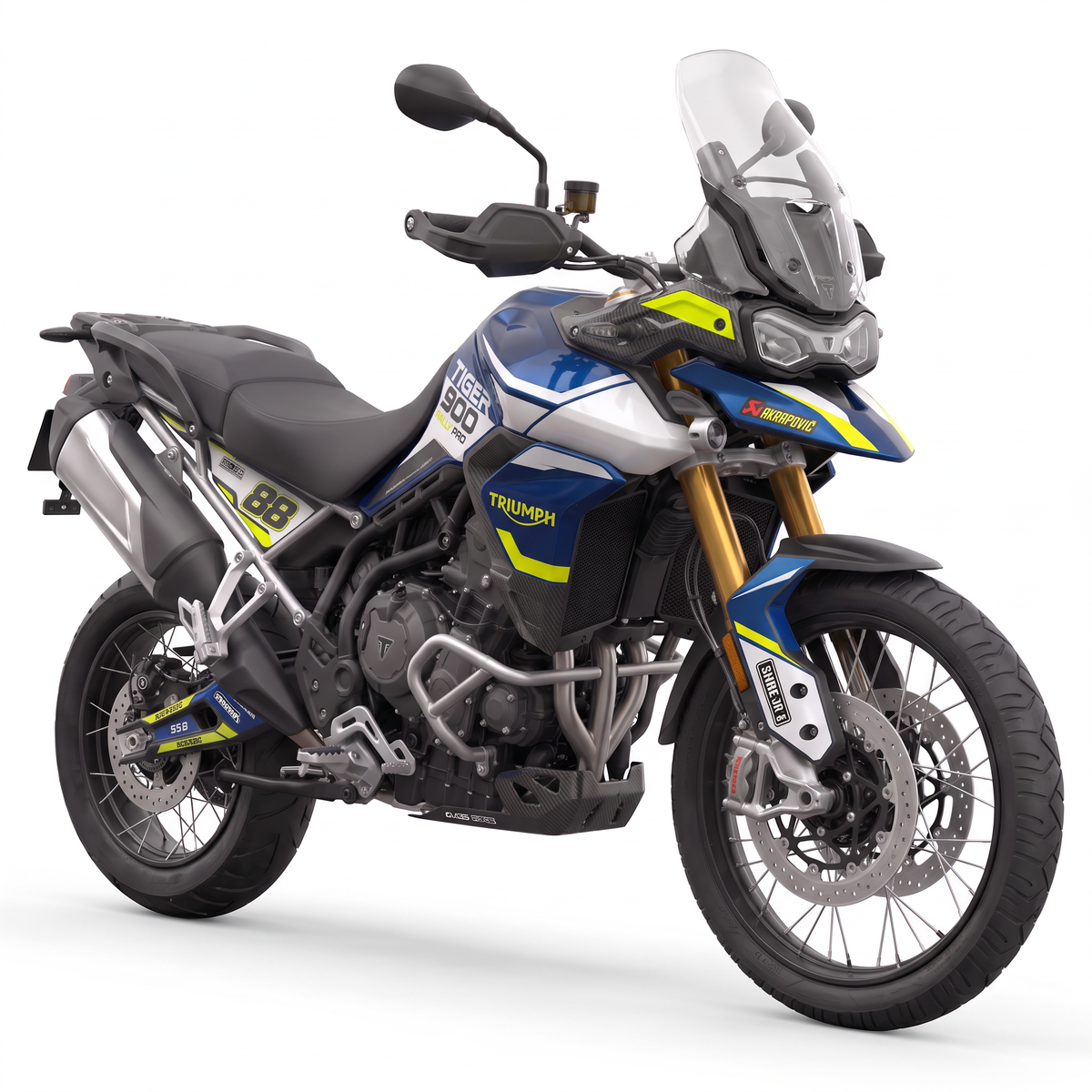 Kit Vinilos Triumph Tiger 900 Rally Pro (2020-2023) - Blue Volt
