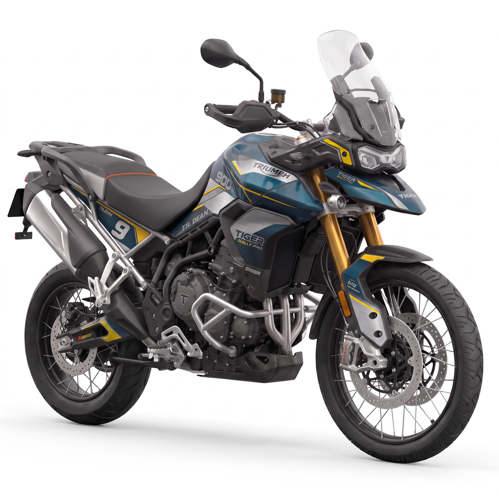 Kit Vinilos Triumph Tiger 900 Rally Pro (2020-2023) - Petrol Yellow