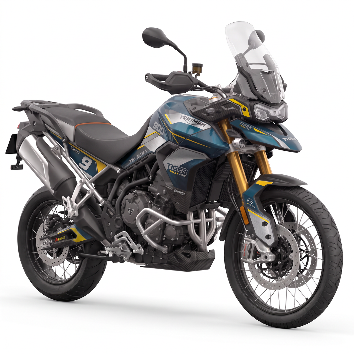 Kit Vinilos Triumph Tiger 900 Rally Pro (2020-2023) - Petrol Yellow