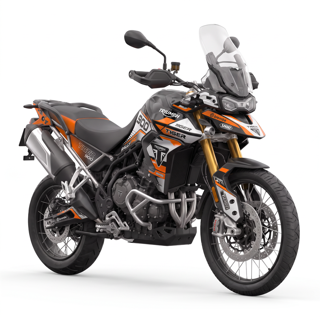 Kit Vinilos Triumph Tiger 900 Rally Pro (2020-2023) - Rally Orange