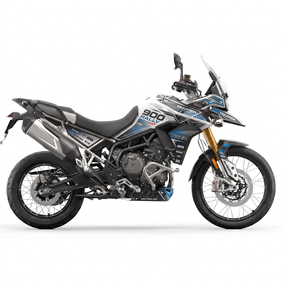 Kit adhesivos Triumph Tiger 900 Rally Pro (2020-2023) - Union Navy