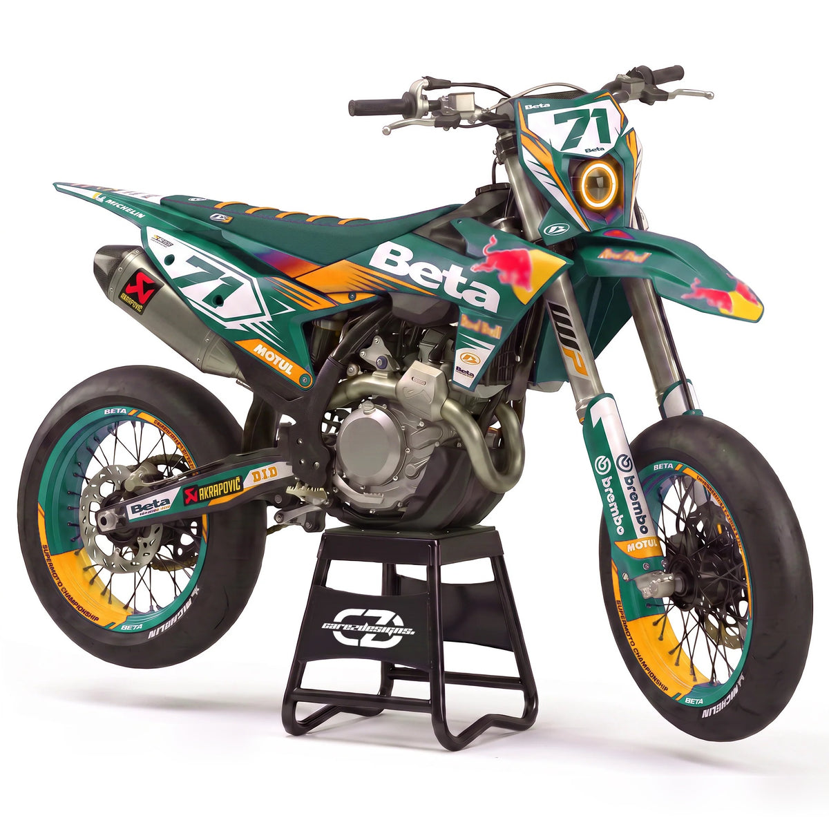 Kit adhesivos motocross Beta - Bull Green