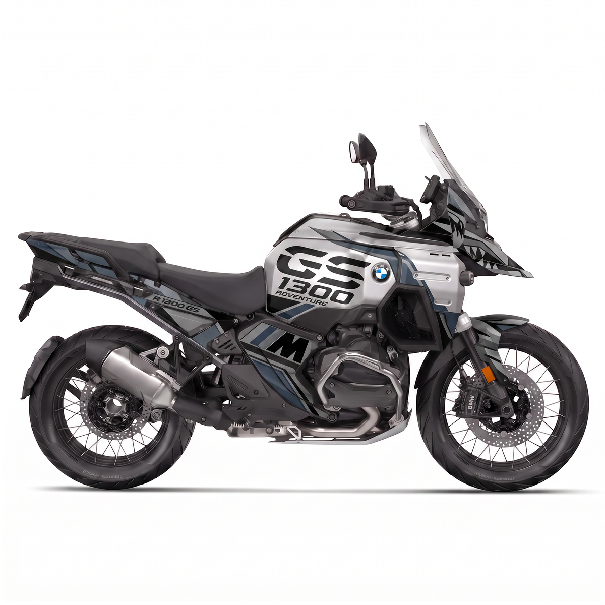 Vinilos BMW GS 1300 ADV (2024-2026) - Arctic Camo, vista lateral