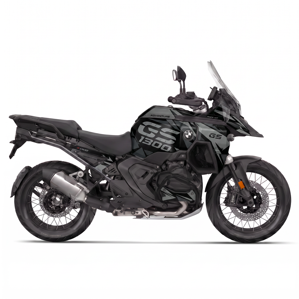 Vinilos BMW GS 1300 ADV (2024-2026) - Dark Stealth, vista lateral