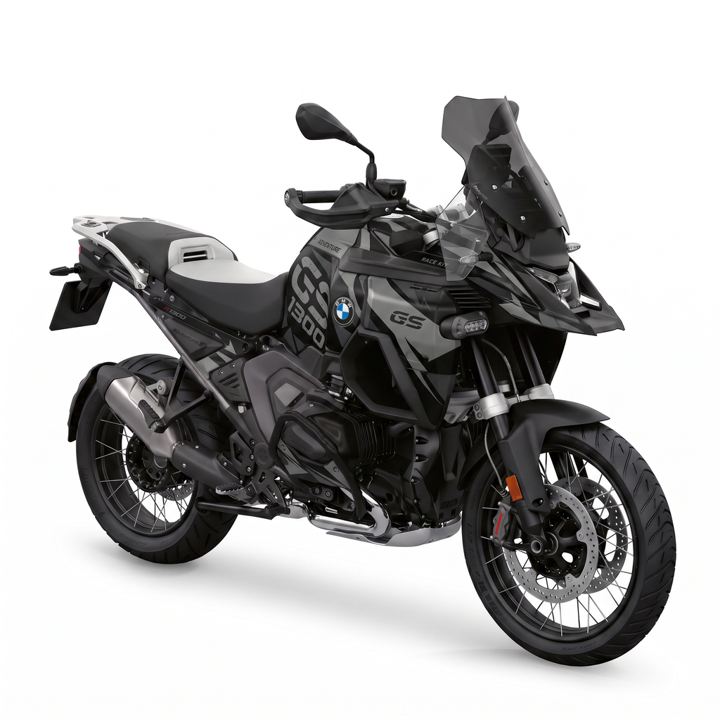 Kit adhesivos BMW GS 1300 ADV (2024-2026) - Dark Stealth, monocromo negro y grafito