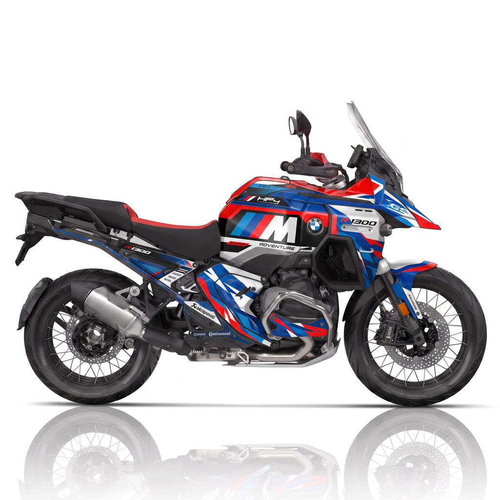 Vinilos BMW GS 1300 ADV (2024-2026) - Hyper Rally, vista lateral
