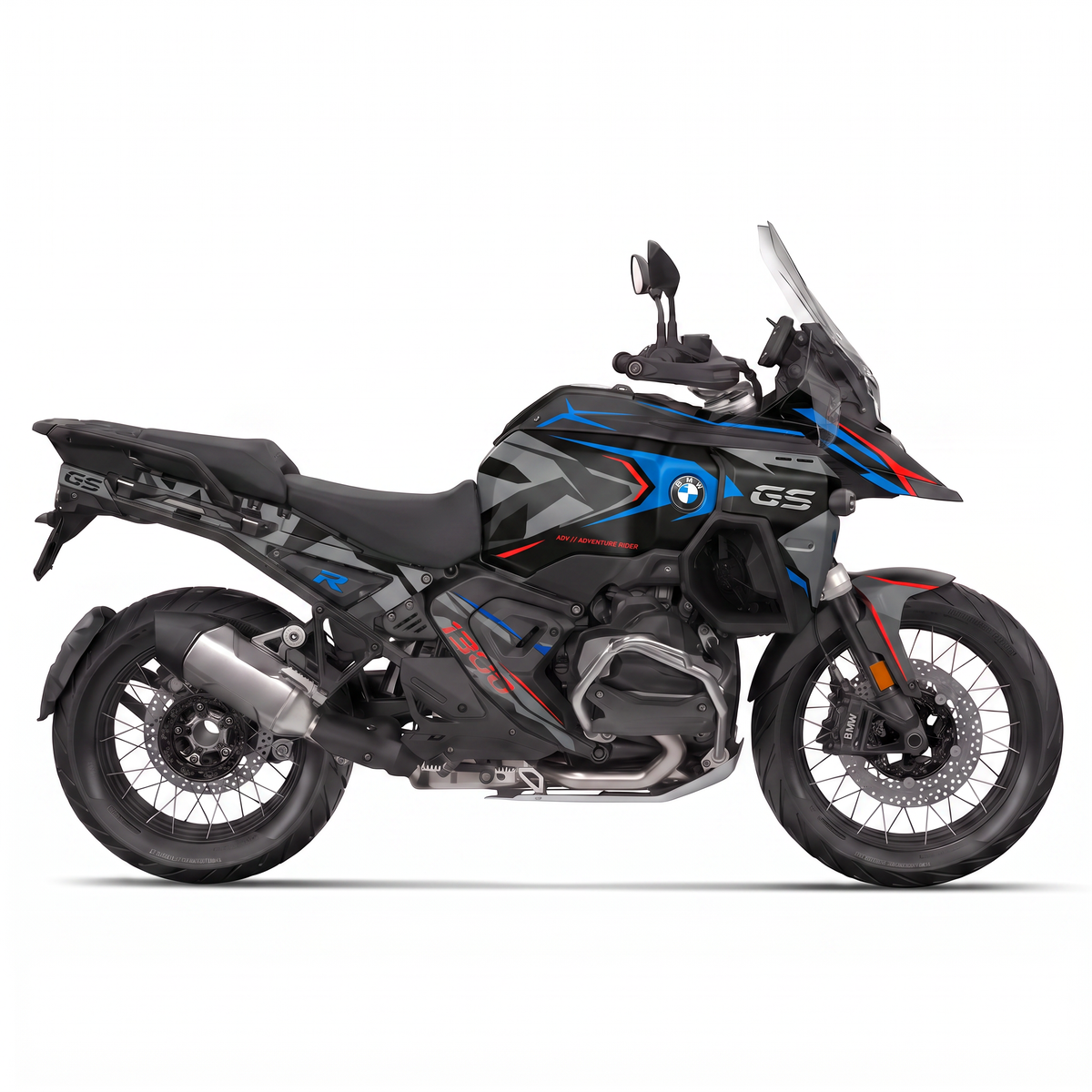 Vinilos BMW GS 1300 ADV (2024-2026) - Shadow Blue, vista lateral