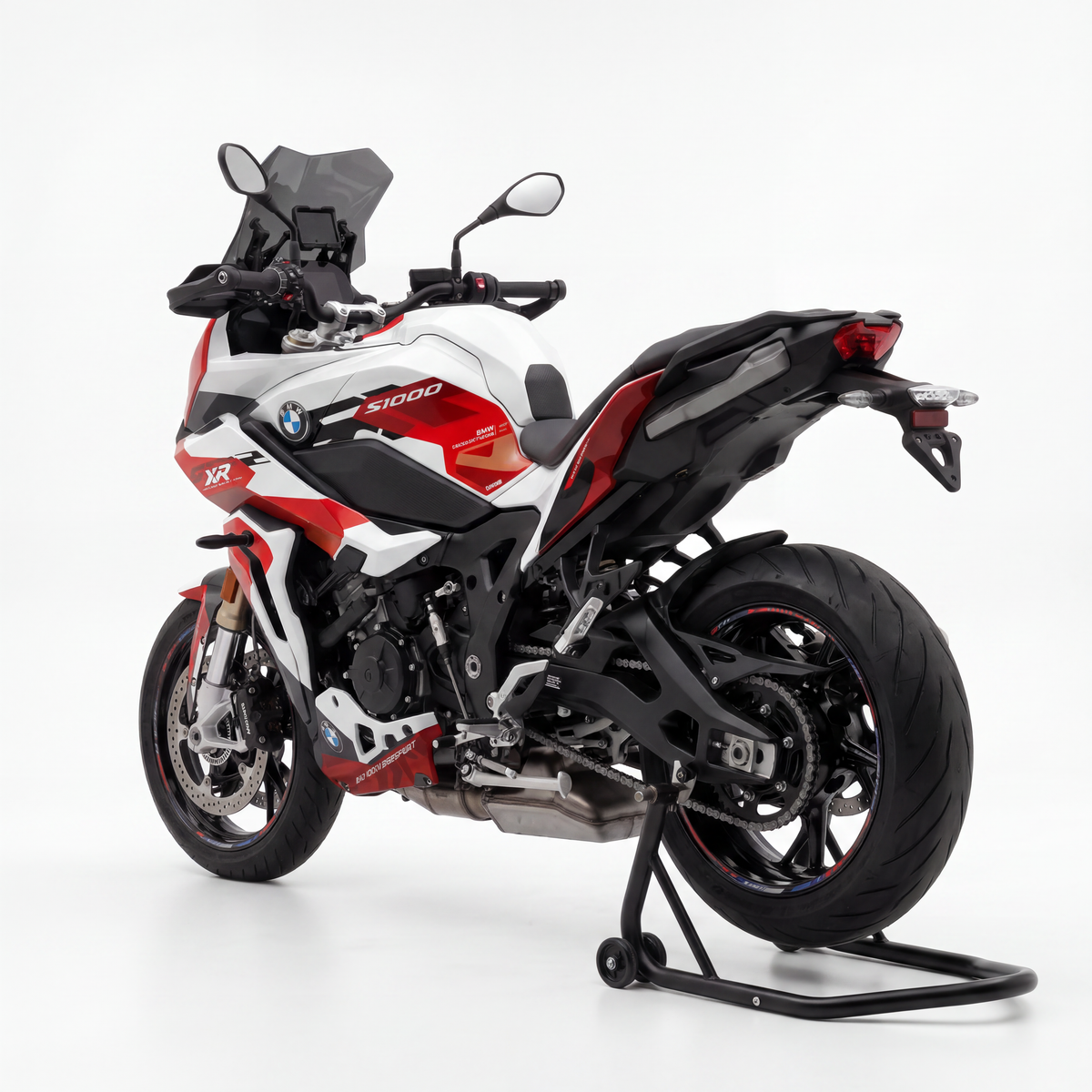 Vinilos BMW S1000XR - Motorrad Red, vista lateral
