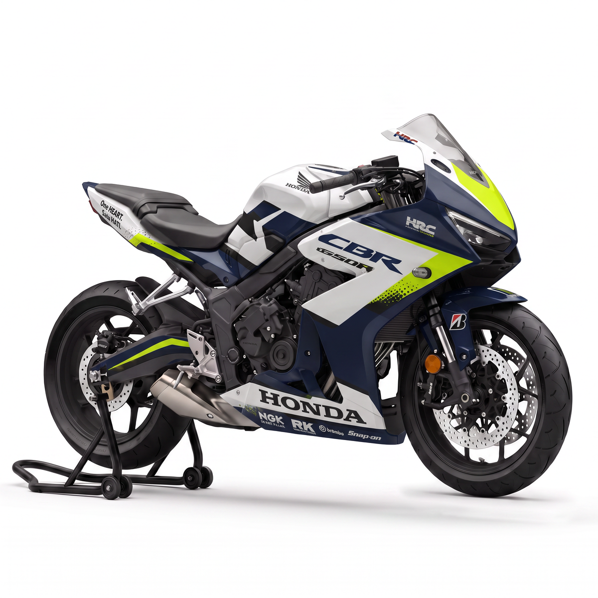 Kit adhesivos Honda CBR 650R (2019-2026) - Redline Blue