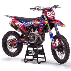 Kit De Adhesivos Honda MX - Blue Wing