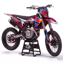 Kit De Adhesivos Honda MX - Burgundy GP
