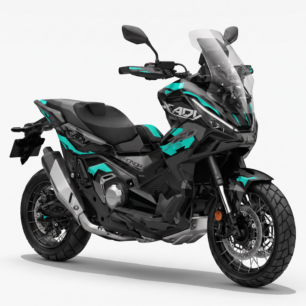 Kit adhesivos Honda X-ADV 750 - Geometric Cyan