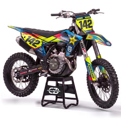 Husqvarna Sticker Kit - Neon Star