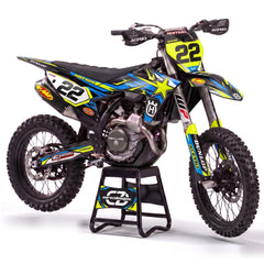 Kit De Adhesivos Husqvarna - Star Blue