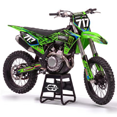 Kit De Adhesivos Kawasaki MX - Full Green