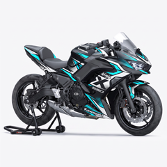Kit Vinilos Kawasaki Ninja 650 (2017-2026) - Pixel Teal
