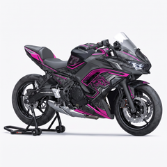 Kawasaki Ninja 650 (2017-2026) Graphics Kit - Tribal Pink