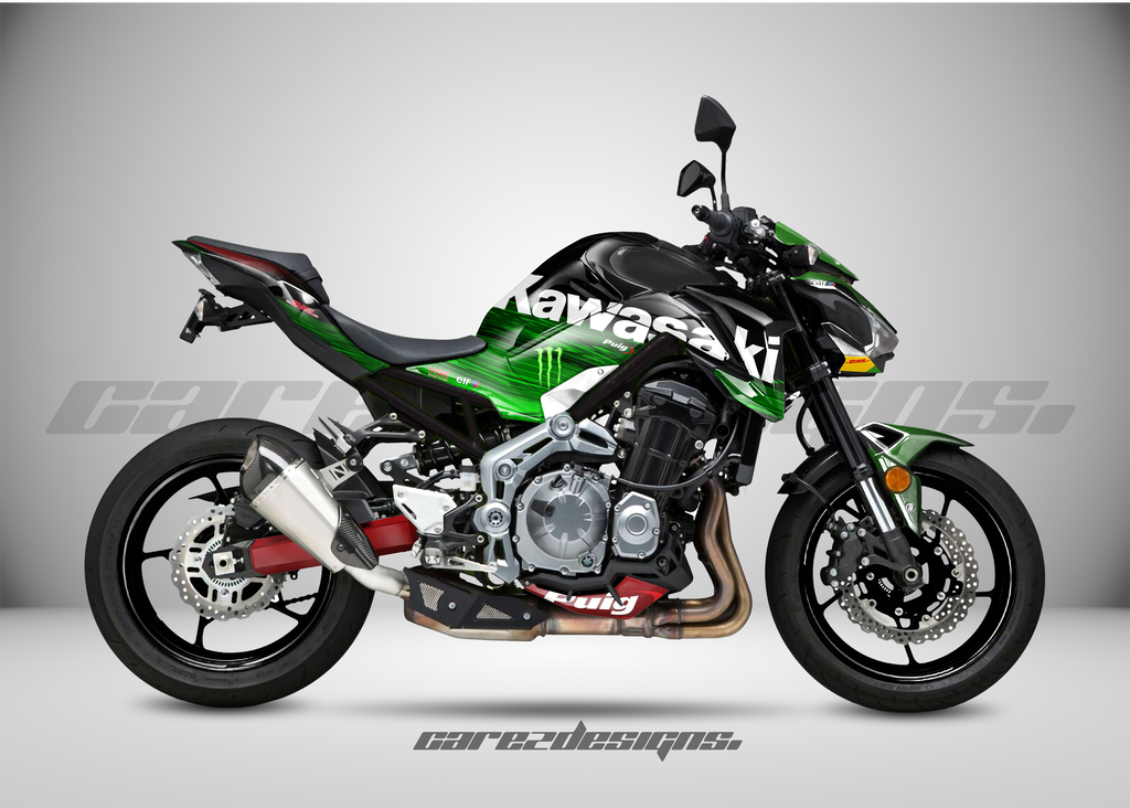 Kit adhesivos Kawasaki Z900 (2017-2026) - Cup Green