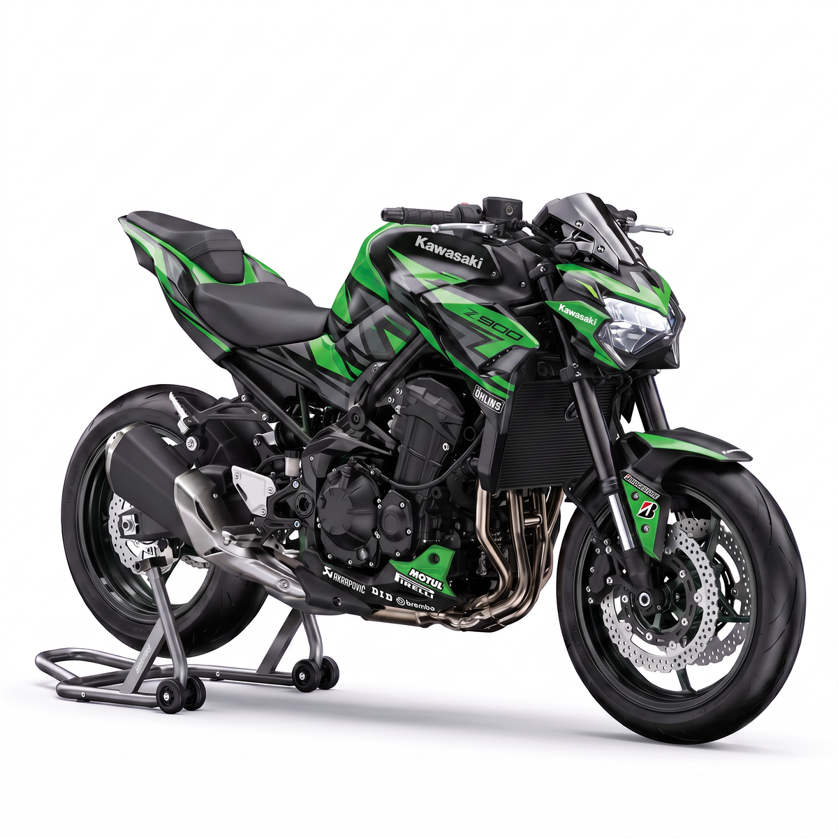 Kit adhesivos Kawasaki Z900 (2017-2026) - Emerald Edge