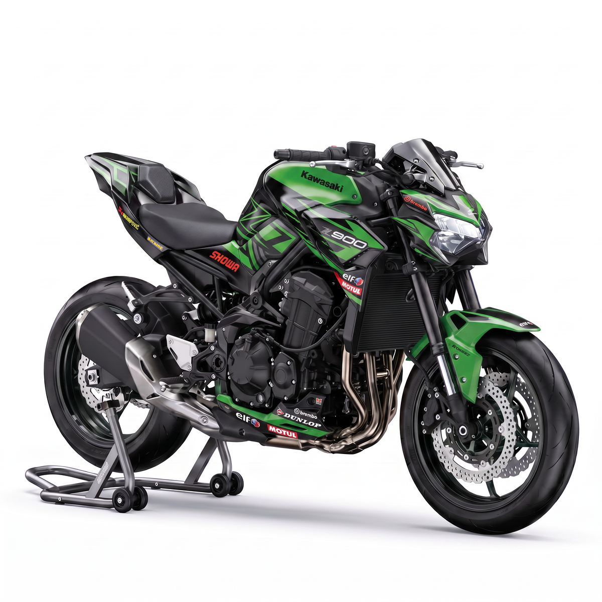Kit adhesivos Kawasaki Z900 (2017-2026) - Green Arrow