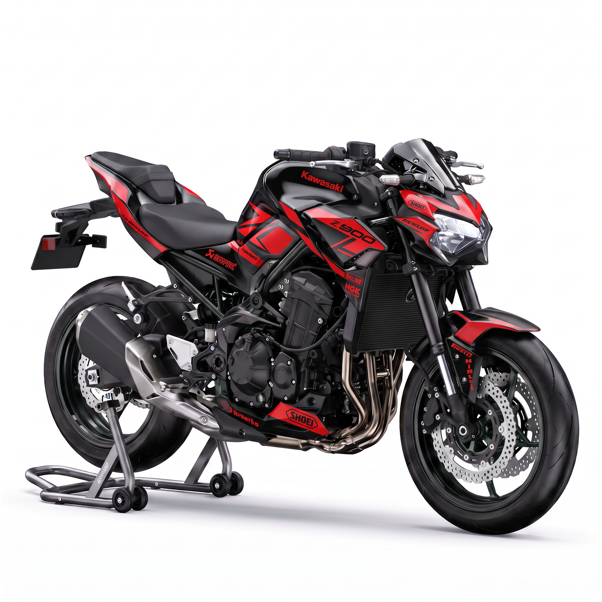 Kit adhesivos Kawasaki Z900 (2017-2026) - Red Shadow