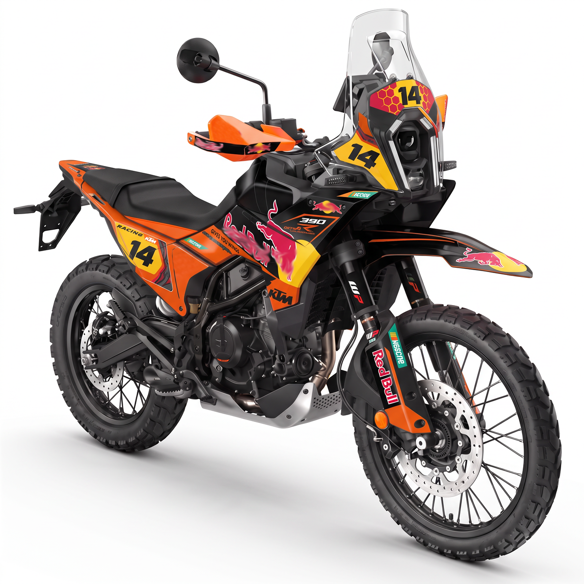 Kit adhesivos KTM 390 Adventure X (2025-2026) - Black Bull