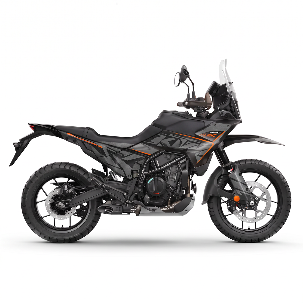 Vinilos KTM 390 Adventure X (2025-2026) - Graphite, vista lateral