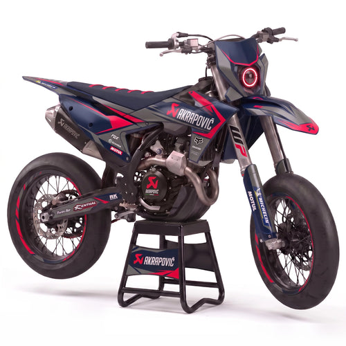 Kit adhesivos motocross diseño AKRA