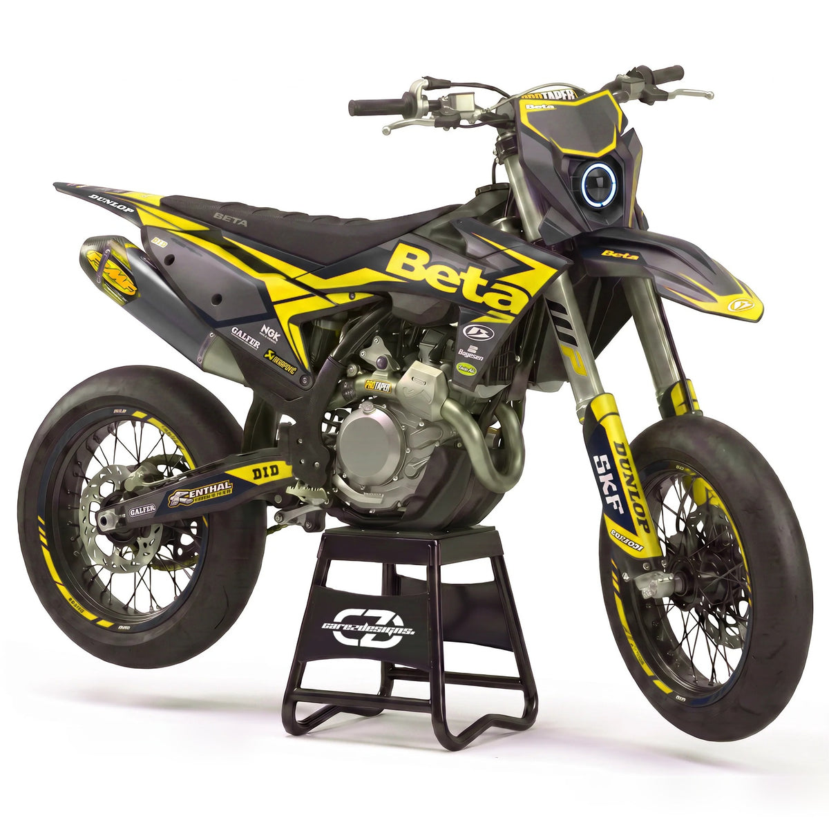 Kit adhesivos motocross Beta - Line Yellow