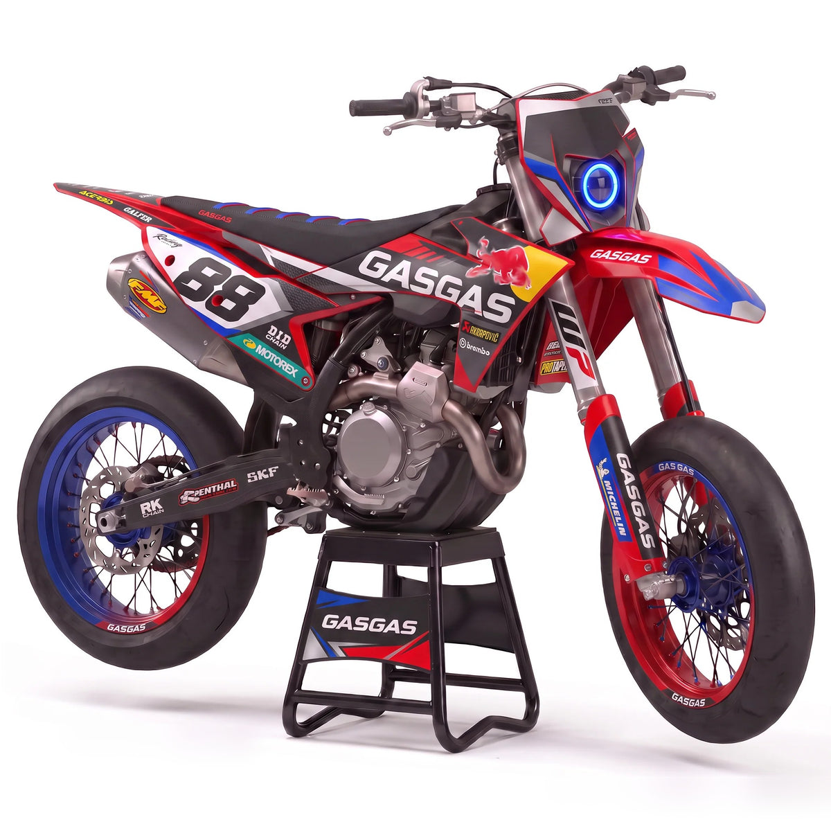 Kit adhesivos motocross GasGas - Factory Blue