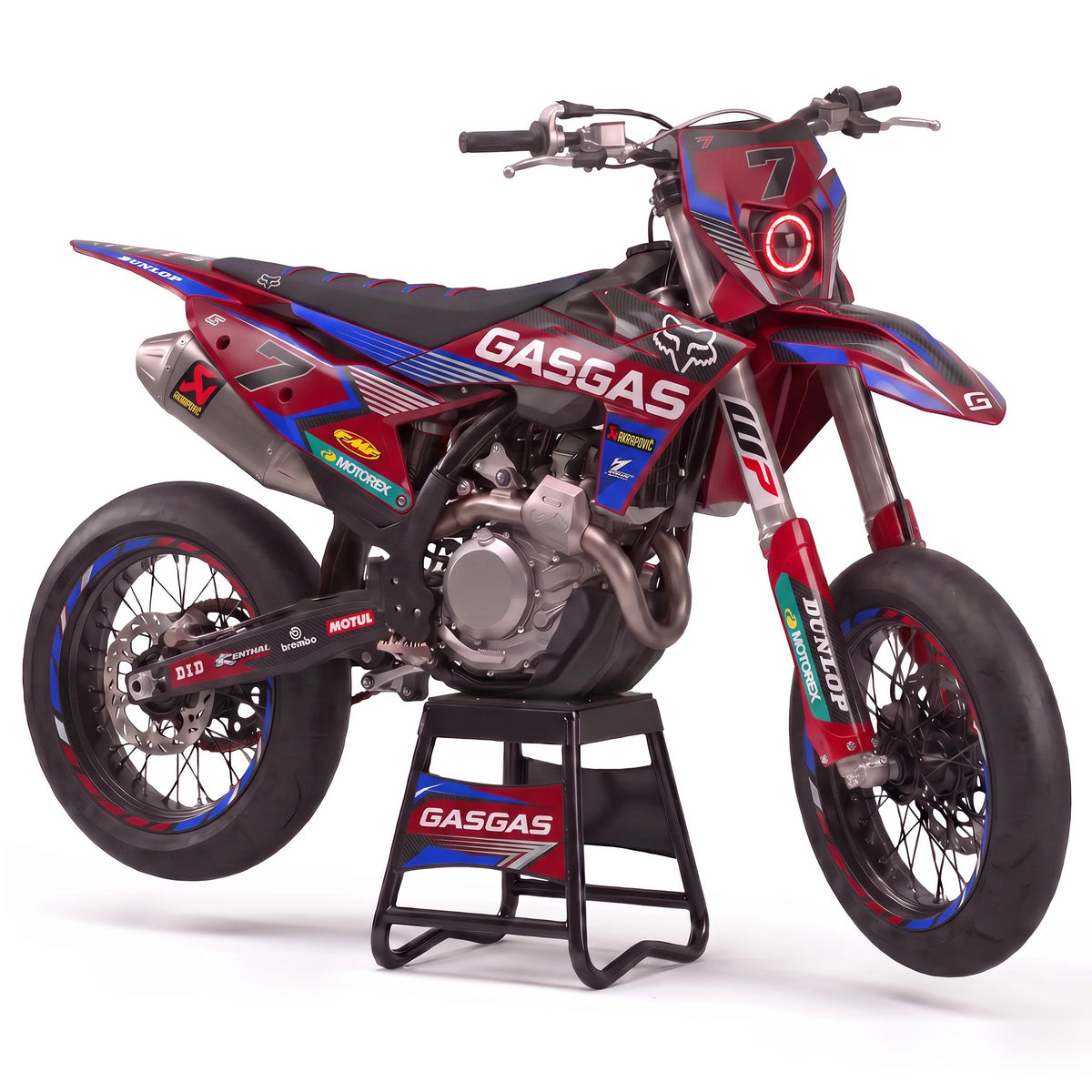 Kit adhesivos motocross GasGas - Foxy Blue