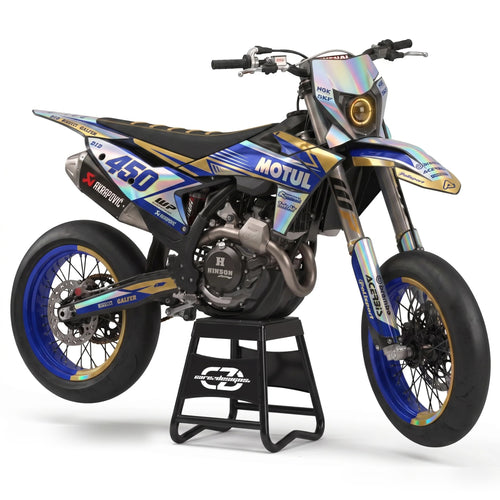 Kit adhesivos motocross y enduro - Holographic Motul