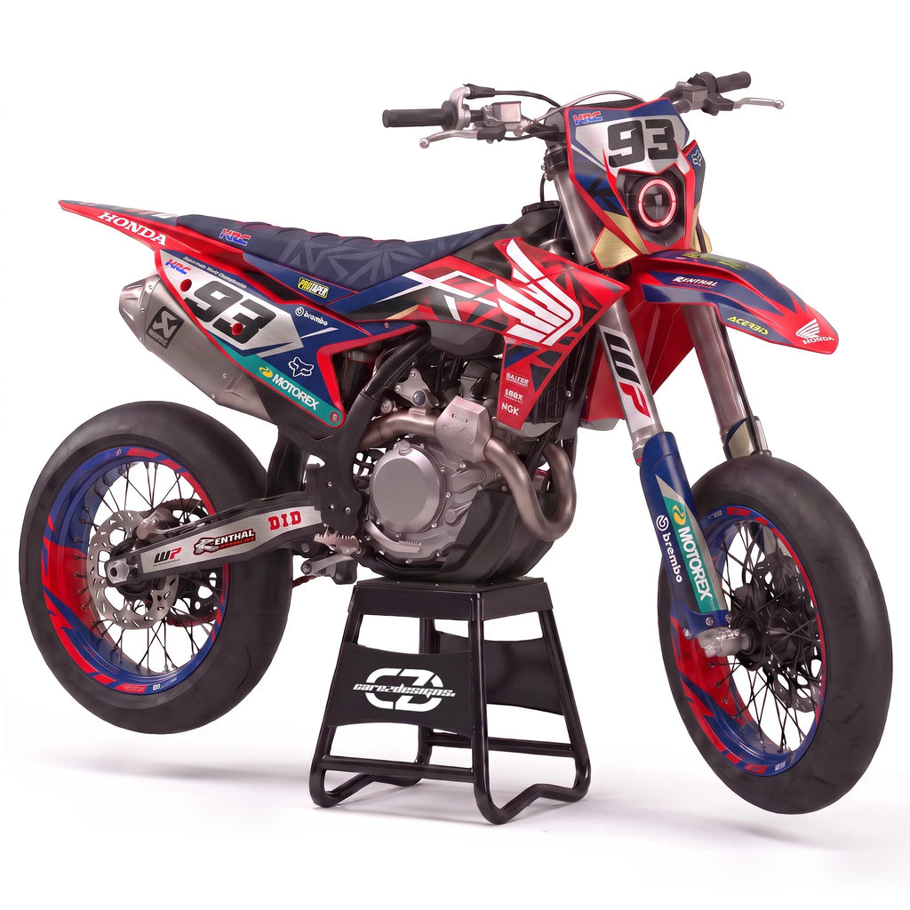 Kit adhesivos motocross Honda - Geometric