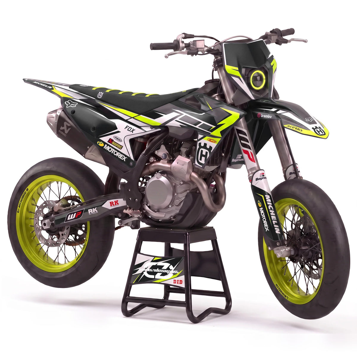 Kit adhesivos motocross Husqvarna - Diablo Black