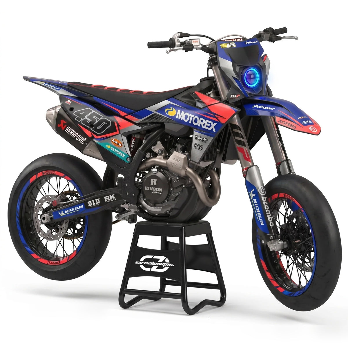 Kit adhesivos motocross diseño Impulse