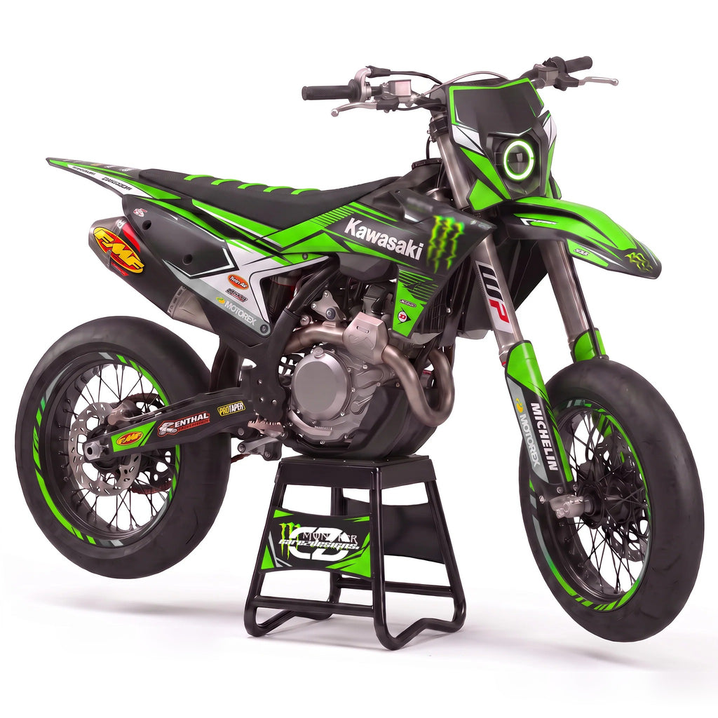 Kit adhesivos motocross Kawasaki - Factory