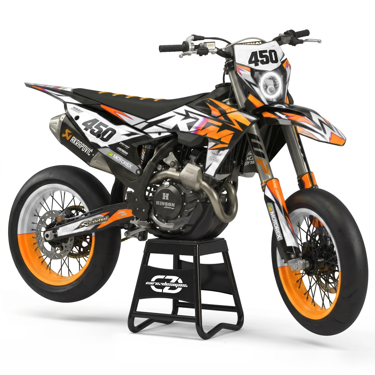 Kit adhesivos motocross KTM - Nova White