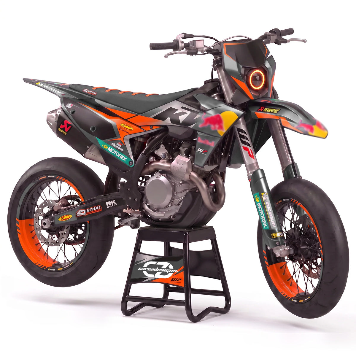 Kit adhesivos motocross KTM - Torque Silver