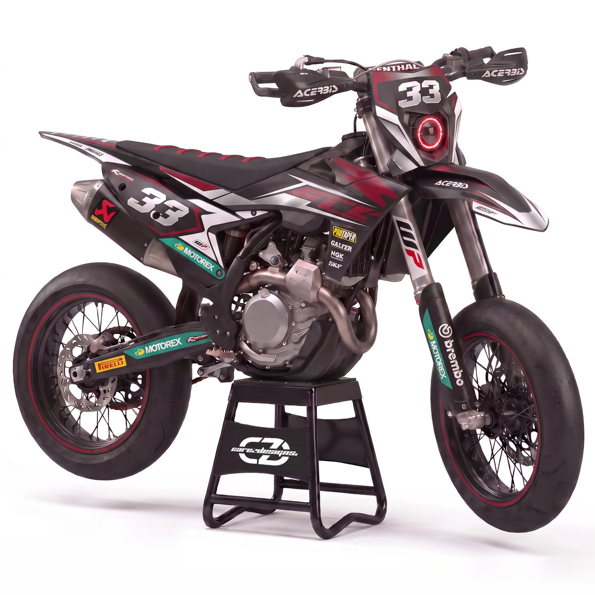 Kit adhesivos motocross diseño Mach