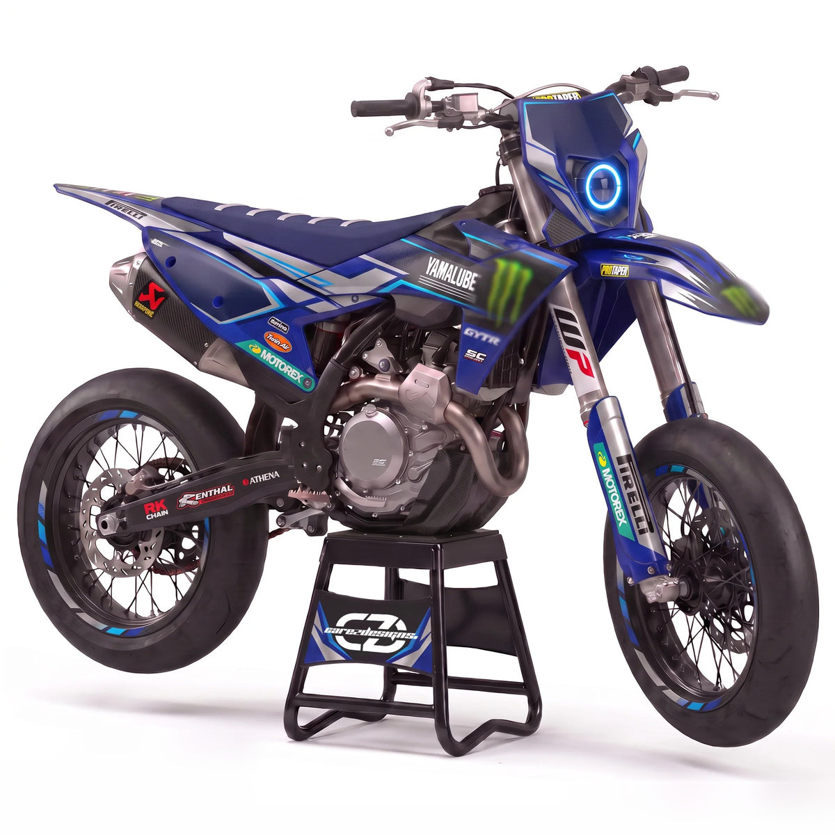 Kit adhesivos motocross diseño Neon