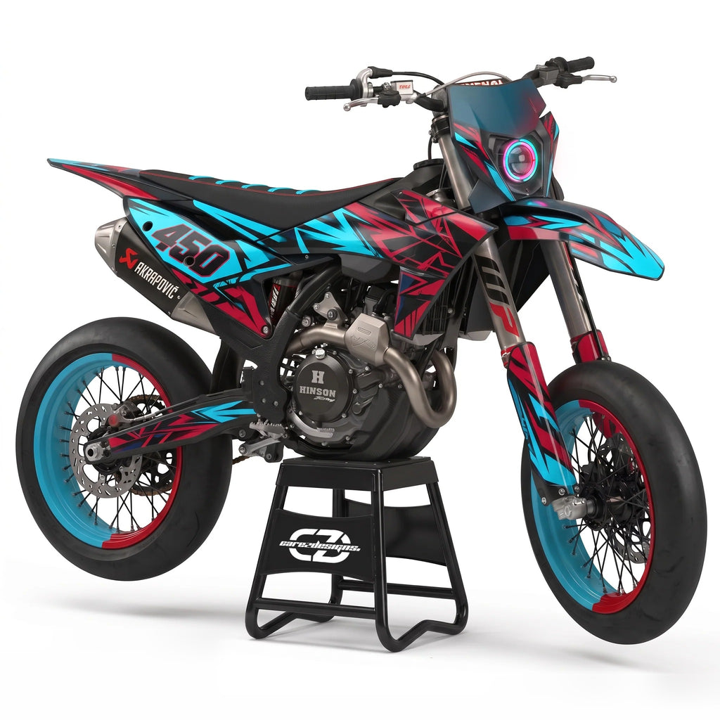 Kit adhesivos motocross diseño Phantom