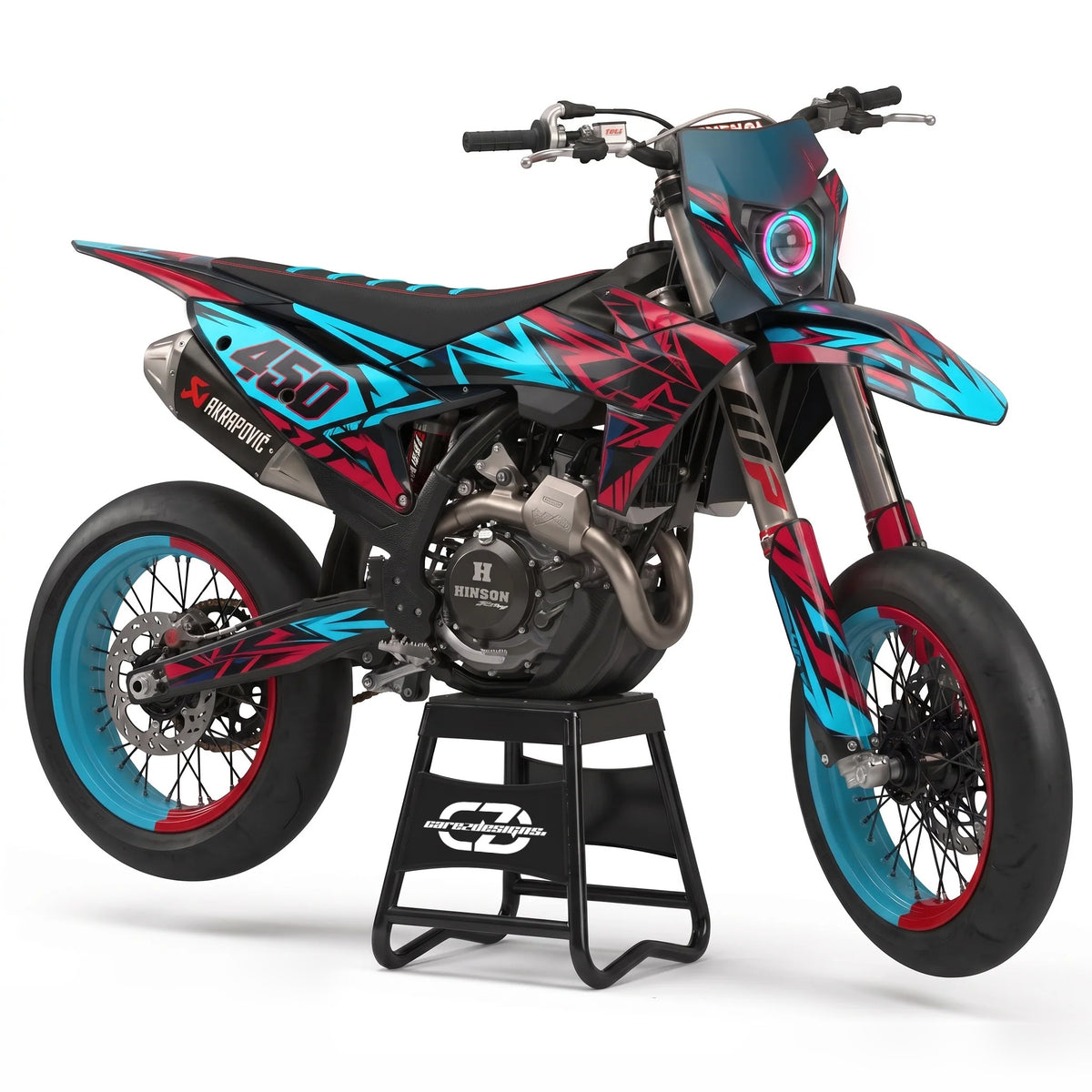 Kit adhesivos motocross diseño Phantom